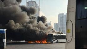 Explosión de un autobús en Tel Aviv deja un muerto