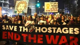 “Ya basta”: Manifestantes israelíes claman fin de la guerra en Gaza