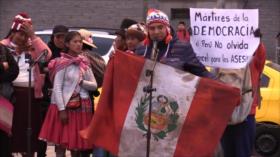 Familias de asesinados en protestas exigen justicia en Perú