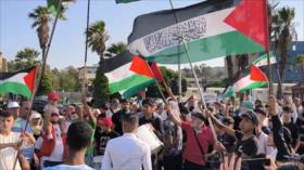 Sirios exigen acceso inmediato a la ayuda humanitaria para Gaza