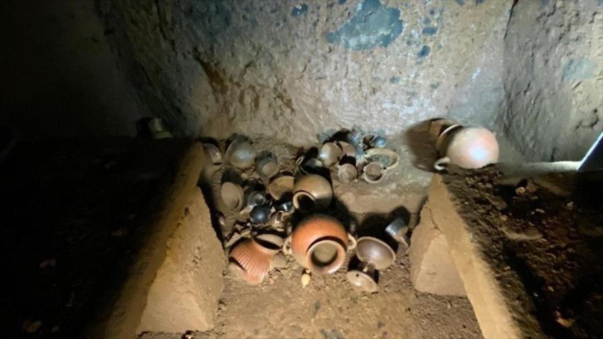 Una rara tumba intacta descubierta en Italia contiene tesoros antiguos. (Foto: Fox News)