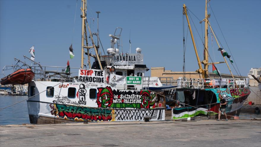 El buque de ayuda Handala.