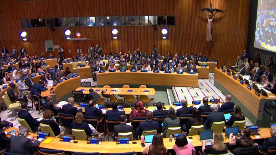 Países en la ONU piden reconocer a Palestina y frenar crímenes en Gaza