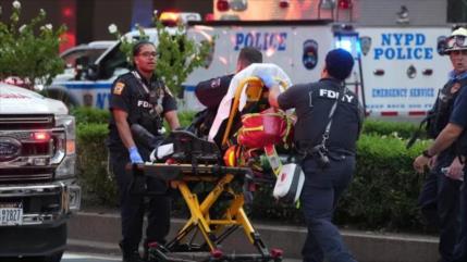 Tiroteo en Nueva York deja cuatro muertos, incluido un policía