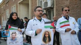 Homenaje a niños y mujeres asesinados por Israel en Irán y Gaza