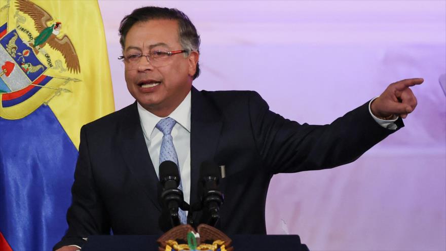 El presidente colombiano Gustavo Petro habla durante la apertura de la nueva sesión del Congreso de Colombia, Bogotá, Colombia, 20 de julio de 2025. (Foto: Reuters)