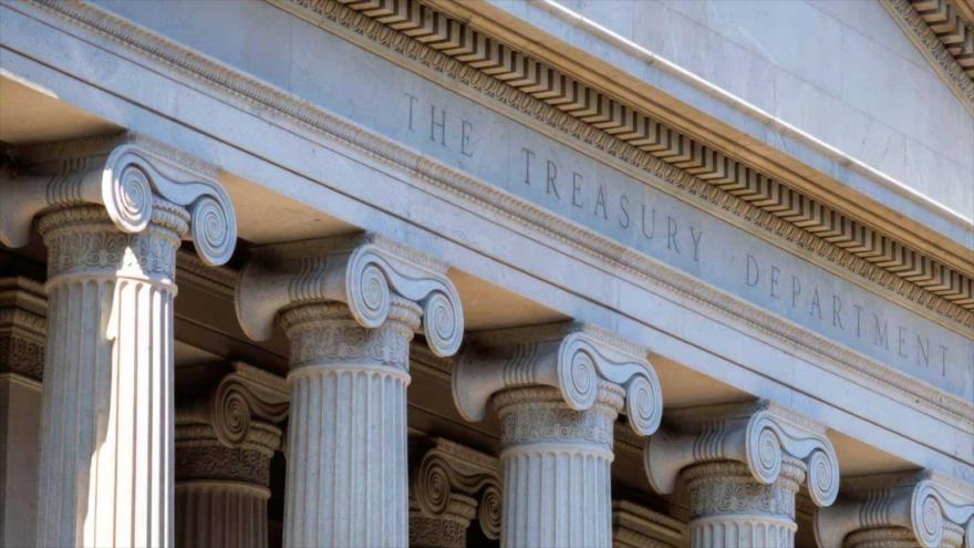 La sede del Departamento del Tesoro de Estados Unidos en Washington, la capital.