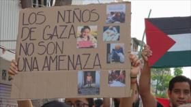 Mexicanos exigen entrada inmediata de ayuda humanitaria a Gaza