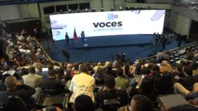 Foro voces del nuevo mundo reivindica a Irán y Palestina