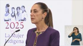 Presidenta mexicana anuncia acuerdo tras plática con Trump 