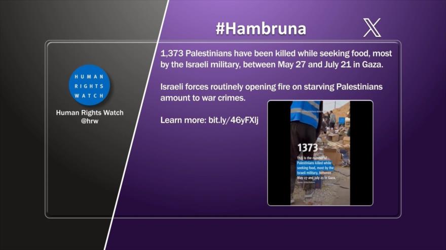 Hambruna y inanición generalizada en Gaza por guerra israelí | Etiquetaje