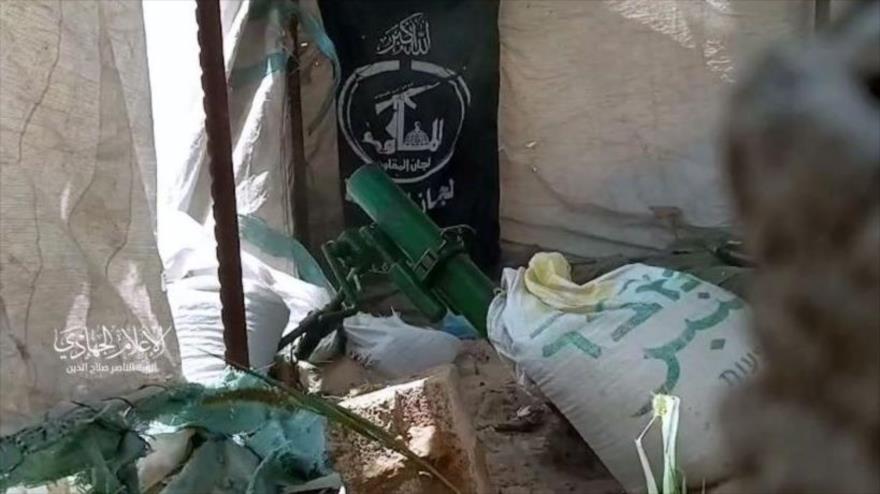 Resistencia bombardera tropas israelíes en Jan Yunis