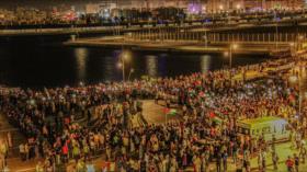 Marroquíes protestan contra atraque de barcos con armas para Israel