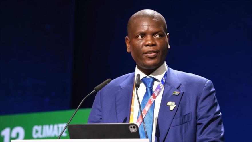 El ministro de los Asuntos Exteriores de Sudáfrica, Ronald Lamola.