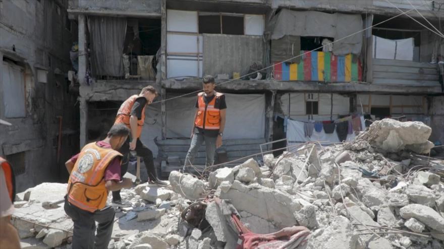El bloqueo deja inoperante a Defensa Civil en Gaza