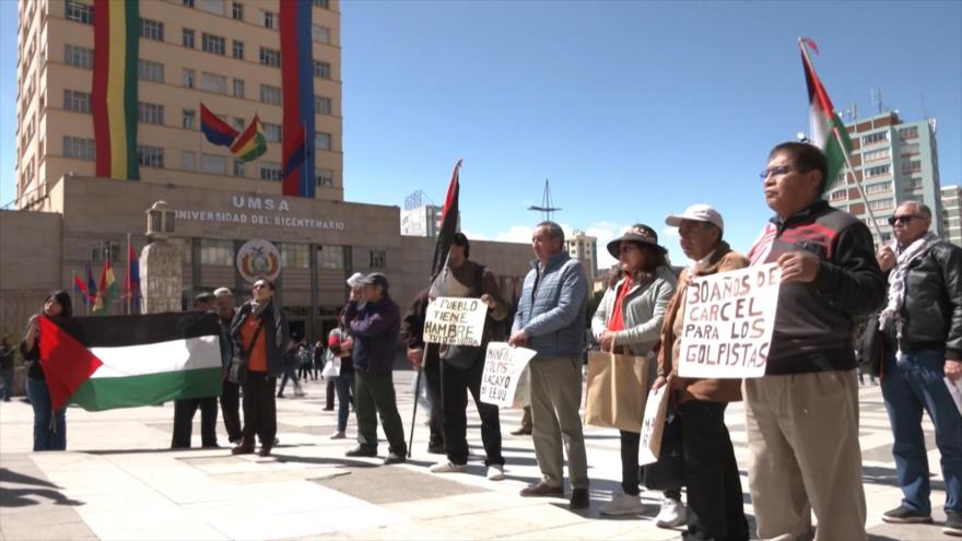 Bolivianos protestan contra retorno al poder de “golpistas de 2019”