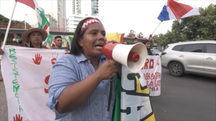 Protestan contra abusos a indígenas en Bocas del Toro, Panamá