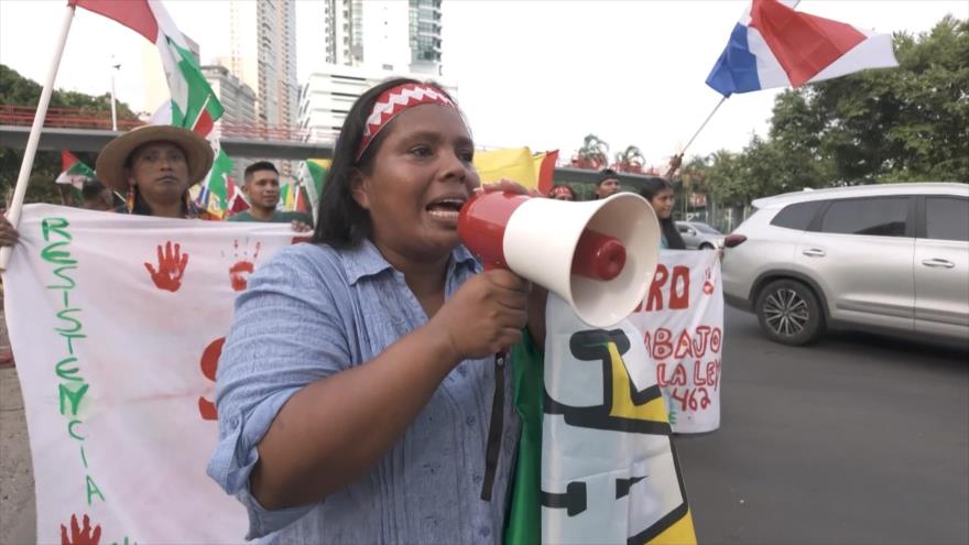 Panameños denuncian abusos contra indígenas en protestas en Bocas del Toro
