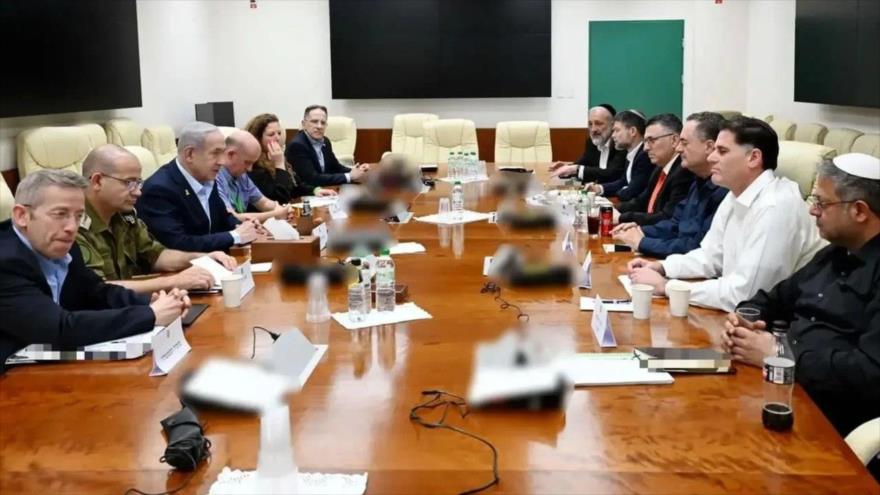 El gabinete de seguridad israelí se reúne para discutir la toma militar total de la Franja de Gaza. (Foto: GPO)