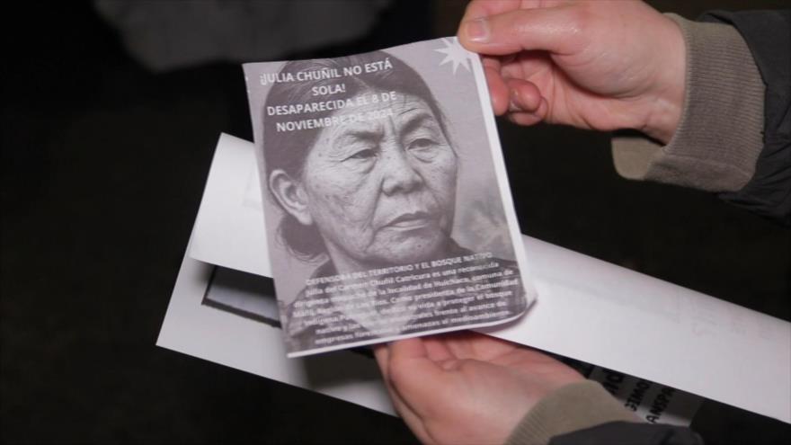 En chile se demandan esclarecer paradero de dirigente mapuche, Julia Chuñil