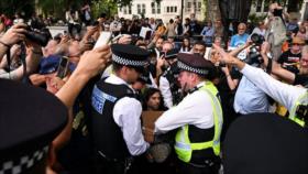474 detenidos en protesta a favor de Palestine Action en Londres