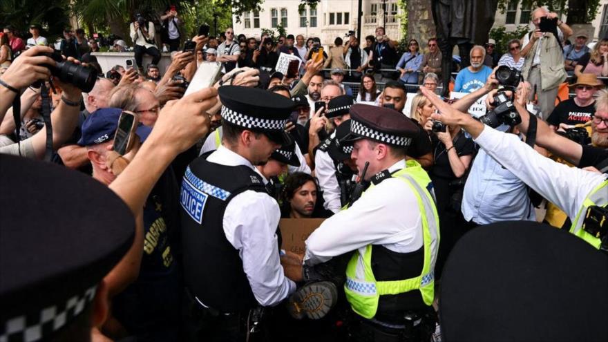 474 detenidos en protesta a favor de Palestine Action en Londres | HISPANTV