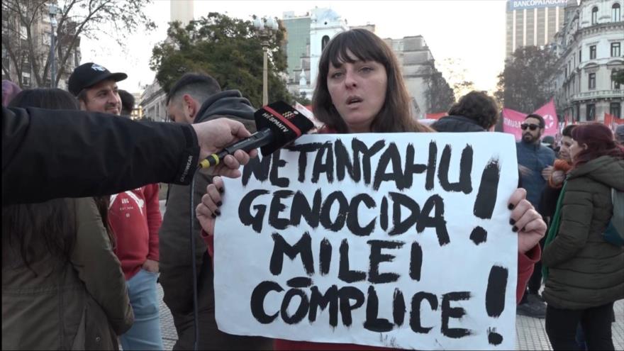 Rechazan en Argentina invitación de Milei a Netanyahu