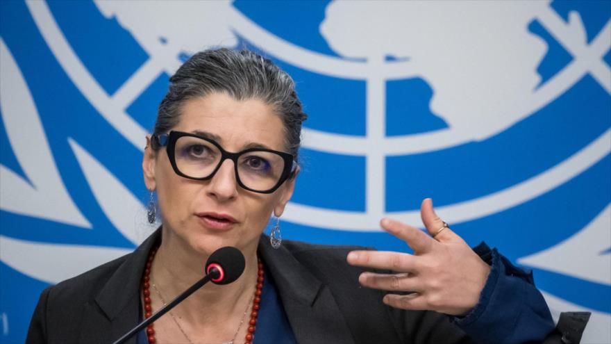 
Relatora de la ONU para los Territorios Palestinos Ocupados, Francesca Albanese.