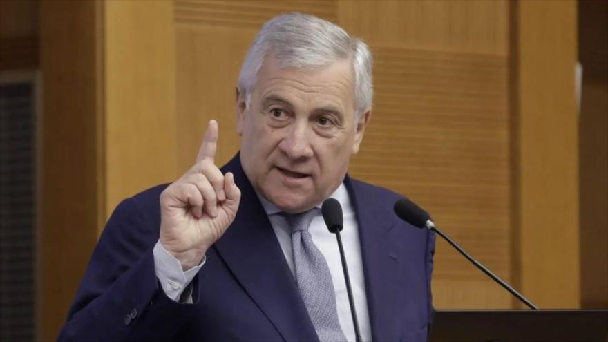 El ministro de Asuntos Exteriores de Italia, Antonio Tajani. (Foto: AP)
