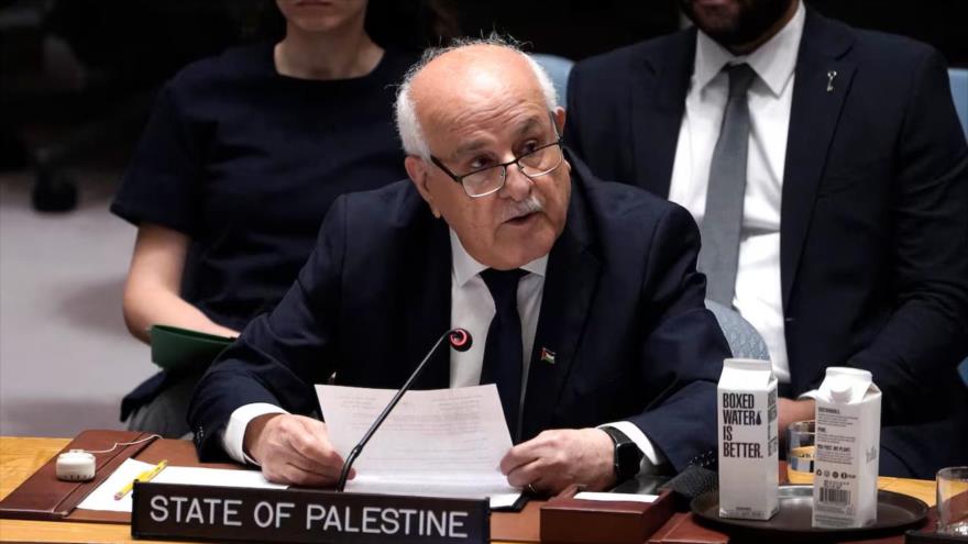 “La historia nos juzgará”: avisa el enviado palestino en el CSNU