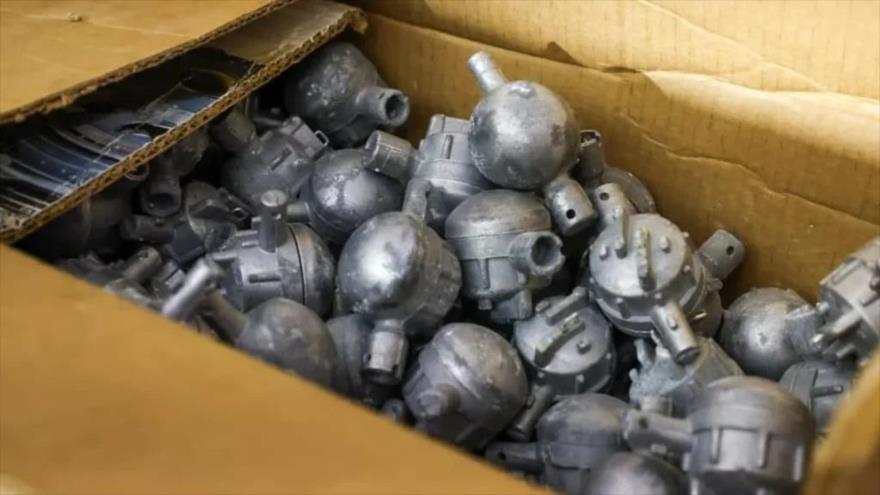 Explosivos descubiertos por autoridades venezolanas.