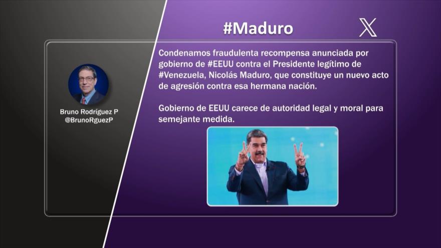 Apoyo a Maduro ante acusaciones infundadas de EEUU | Etiquetaje