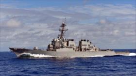 China informa de expulsión de destructor de EEUU por incursión ilegal