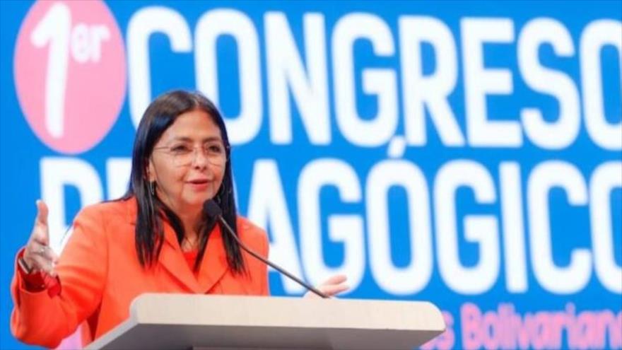 La vicepresidenta ejecutiva de Venezuela, Delcy Rodríguez.