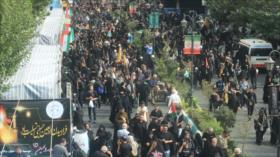Millones de iraníes conmemoran ceremonia de luto de Arbaín