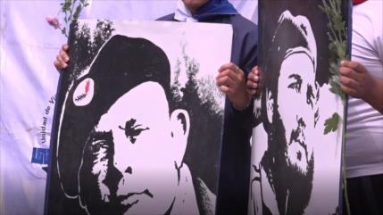 Nicaragüenses celebran natalicio de Fidel Castro y Tomás Borge 