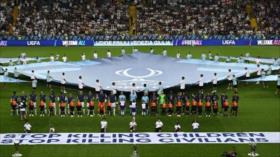UEFA envía mensaje sobre Gaza pero no menciona a Israel 