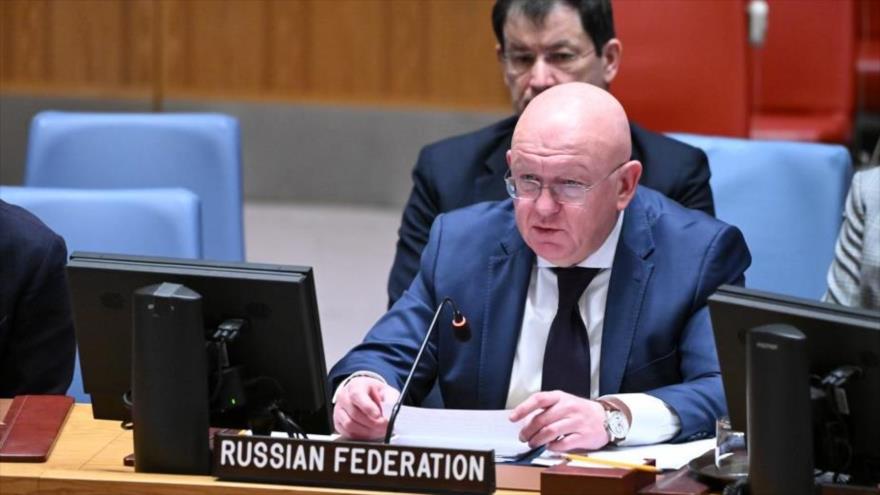 El embajador ruso ante la ONU, Vitali Churkin, en una reunión del Consejo de Seguridad