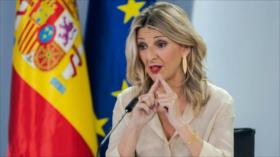 Vicepresidenta de España pide suspender todos los tratados con Israel