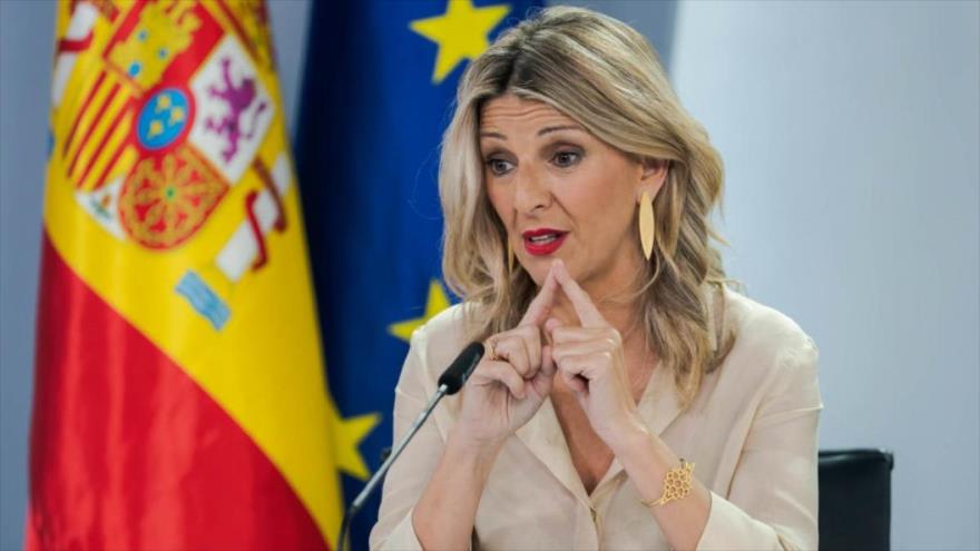 La vicepresidenta segunda del Gobierno español, Yolanda Díaz.