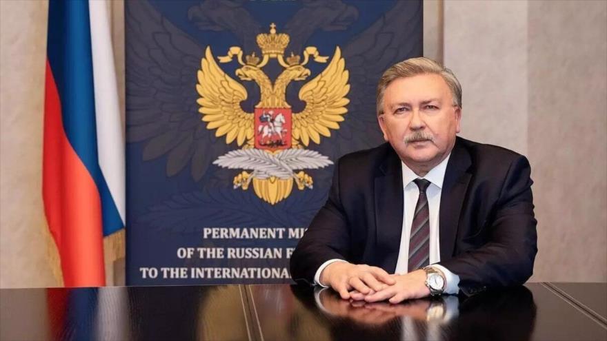 El representante permanente de Rusia ante las organizaciones internacionales en Viena, Mijail Ulianov.