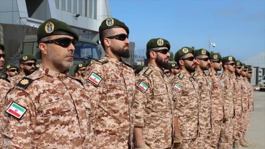 Una imagen de la Fuerza Terrestre del Cuerpo de Guardianes de la Revolución Islámica (CGRI) de Irán durante maniobras militares. (Foto: X)