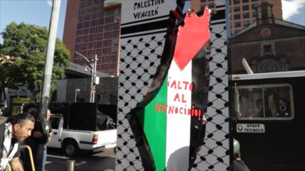 Mexicanos apoyan a Palestina y exigen al gobierno romper con Israel