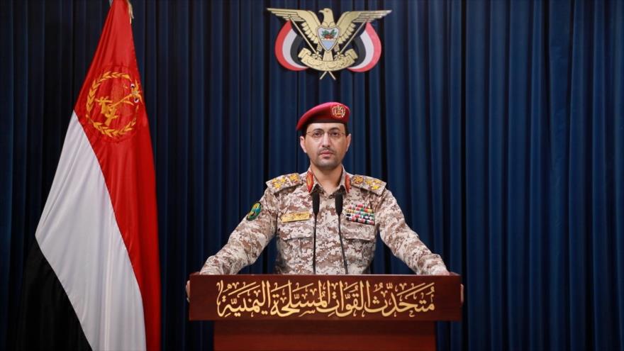 El portavoz de las Fuerzas Armadas de Yemen, Yahya Sari.
