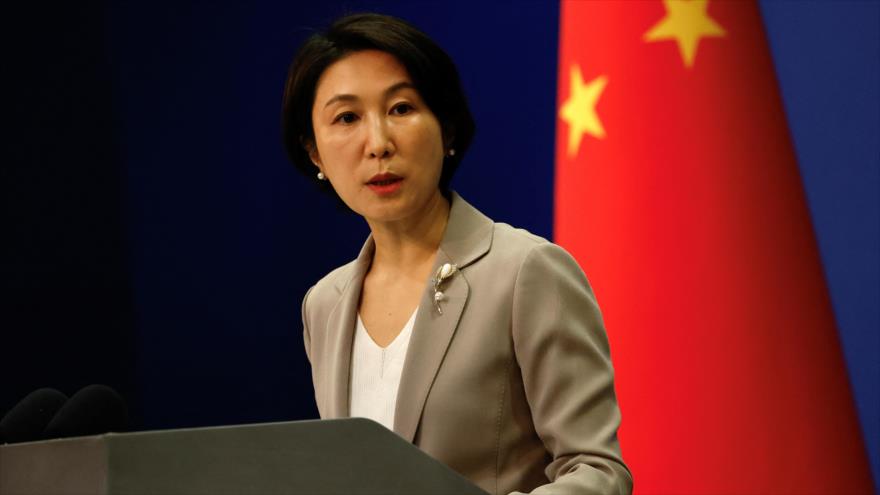 Mao Ning, portavoz del Ministerio de Exteriores de China.