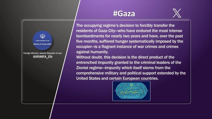 Repudio a plan israelí para ocupar toda Gaza | Etiquetaje