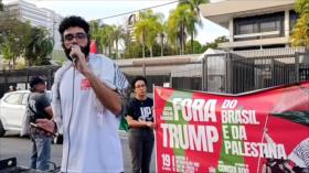 Brasileños se movilizan contra la injerencia de Washington 