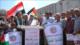 Palestinos protestan contra imperdonables ataques israelíes en Gaza