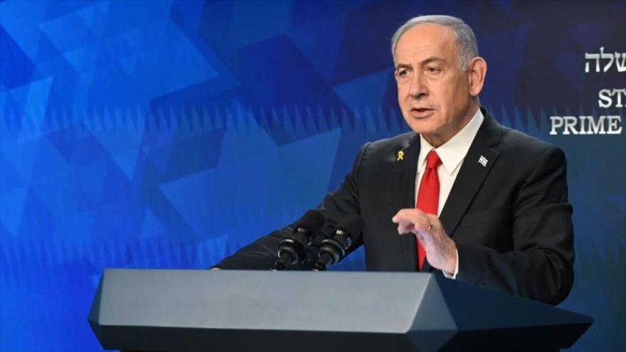 El primer ministro del régimen de Israel, Benjamín Netanyahu.