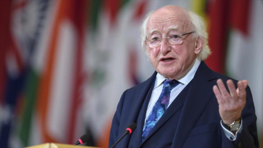 El presidente irlandés, Michael Higgins. (Foto: EPA)